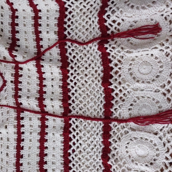 Wrangler sz large crochet sweater - Picture 2 of 3